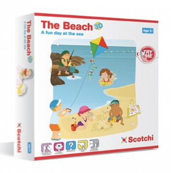 Настольная развивающая игра "На пляже" (Scotchi 20024)