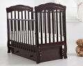 Кровать с маятником 120x60 Гандылян "Шарлотта" махагон