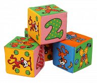 Набор мягких кубиков "Веселый счет" (4 элемента)