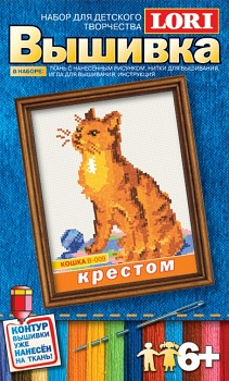 Вышивка крестом "Кошка" (Lori В-009)