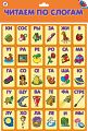 Игра на магнитах "Читаем по слогам"