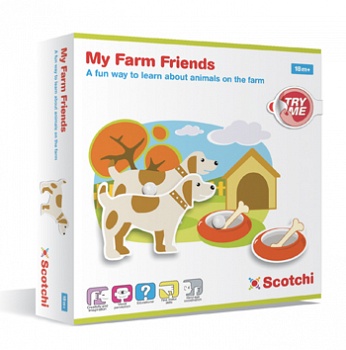 Настольная развивающая игра "Моя ферма" (Scotchi 60001)